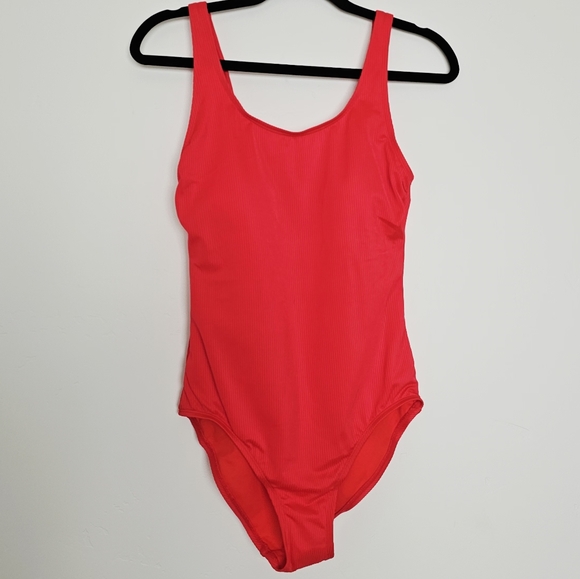 Catalina Other - NWT Catalina Vibrant Red Orange One-Piece Baywatch Swimsuit Women's Size M